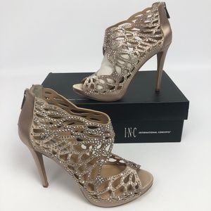 INC Womens Sarane Evening Sandals Bisque 7M